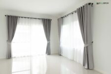 should curtains touch the floor
