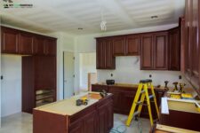 how to remove kitchen cabinets